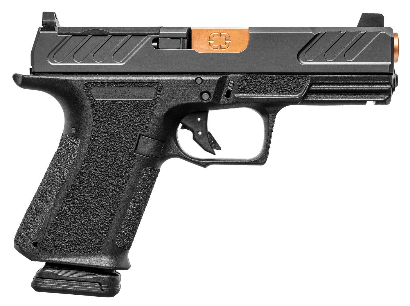 MR920 9MM BLK BRNZ BBL 10RD FOUNDATION SLIDE OP - Pistols